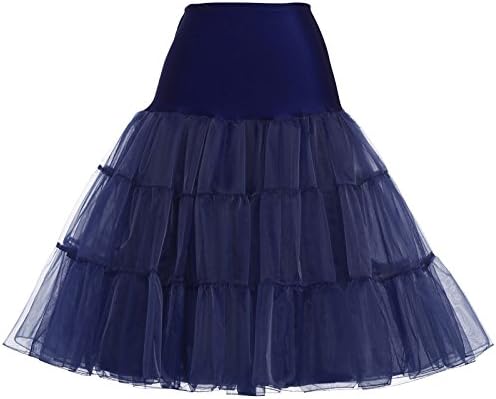 Womens 50s Retro Tutu Petticoat Skirt Vintage Rockabilly Skirt Size M KK631-8