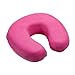 Produktbild TianranRT U Form Memory Foam Comfort Hals Unterstützung Soft Velour Reisen Kissen Kissen Mit Rucksack (Rosa)