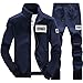 Produktbild Oasics Herrenanzug Herbst und Winter Dickes Sweatshirt Shirt + Hose Sportbekleidung Sportbekleidung M-4XL