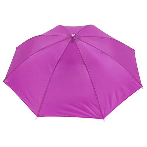 21"Durchmesser Schirmhut Regenschirm Fuchsie Angeln Beach Sports Hand Frei