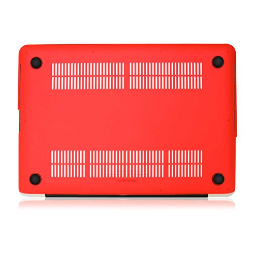 Elegantes und leichtes Cover Ultra Dünn Schutz Hülle Case Cover Schutzabdeckung Hardcase Notebook Hülle Hartschale Etui für Apple Macbook Pro Retina 15Zoll in rot - 2
