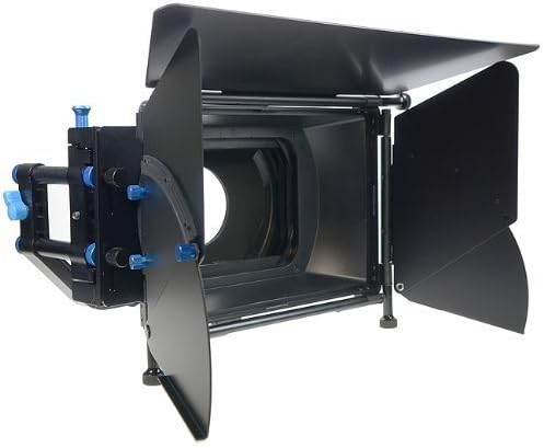 DSLR Matte Box M2 Shading Card with Swing-Away Design and two Filter Trays Supporting both 4*4 and 4*5.6 filter (rotating 360 degrees) for 15mm Rail Rod Support Follow Focus System D90 5D 60D 600D DSLR Camera and Video Rigs and Cages by morros