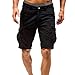 Produktbild OSYARD Herren Shorts Sports Casual Armee Kampf Cargo Shorts Hosen Hosen(2XL, Schwarz)