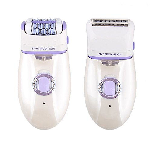 OFTEN (TM) Ladies Women Rechargeable Cordless 2 In 1 Epilator and Shaver Hair Removal Trimmer For Face and Body