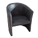 Produktbild Stylischer Cocktailsessel ART DECO Vintage grau Sessel Polstersessel Wohnzimmersessel Wohnzimmer Clubsessel