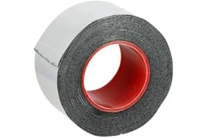 BAUPARK24 Alu- Butyl-Klebeband, 75mm x 10m - Aluminiumklebeband für Metalle, Kunststoffe, Ziegelwerk, Beton und Holz
