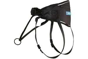 Inlandsis Baudrier Ceinture Réglable Chien CrossTrek // Promenade Mains Libres, Randonnée, Canicross, Mushing // Ergonomique, Poche arrière, Haute visibilité