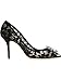 Produktbild DOLCE E GABBANA Damen Cd0101al19880999 Schwarz Baumwolle Pumps