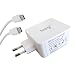 Produktbild troy Netzteil Strom-Adapter mit USB-C Anschluss 65W Ladegerät Typ-C mit PD Technology Fast Charge für Desktop Notebook Apple New MacBook 12" Dell Xps12 XPS13 ASUS ChromeBook C302 Zenbook 3 Google Pix