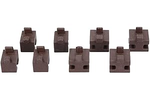 ensipart Buchsenset kompatibel mit Siemens 00637802 recht links vorne hinten Set für Zubehörhaltegitter Backofen mit Mikrowelle