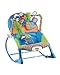 Fisher-Price 2-in-1 Y8185 Little Frog Swing Chair Practical for Feeding and Sleeping / Relaxing Massage Function