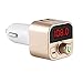 Produktbild Webla Auto Sender Gold Dual USB Bluetooth4.1 Kit Freisprecheinrichtung Kfz-Ladegerät Ladegerät Sender FM MP3-Player A2B3 (Gold)