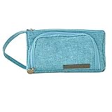 Bolso de lona para lápices, bolsa de lona para lápices, bolsa de cosméticos, bolsa para teléfono móvil y monedas.