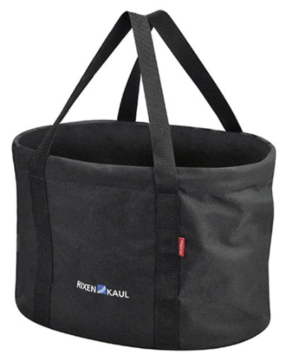 KlickFix Fahrradkorb Shopper, Schwarz, 29 x 38 x 25cm, 0300S