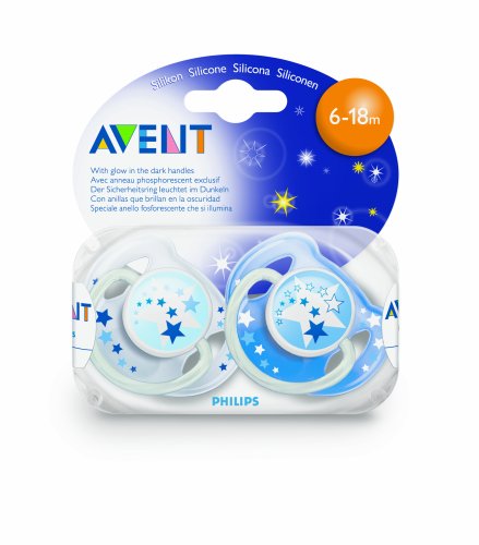 Philips Avent SCF131/17 - Beruhigungssauger Für die Nacht 6-18 Monate