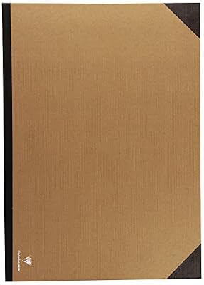 Clairefontaine 44100C - un Carton à Dessin en Kraft Brun Fermeture Élastique Format 32x45 cm