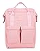 Produktbild HotStyle MOREPURE 239s Fashion Blumen Damen Laptop Rucksack 14 Zoll (44x27x17cm), Millennial Pink