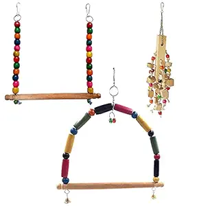 Jainsons Pet Products? Bird Swing Toys, Chew Toys for Medium Birds Cockatiels, Parrots