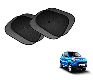 Auto Hub Car Window Sunshades for Maruti Suzuki S-Presso - Black (Pack of 4)