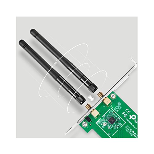 TP-LINK TL-WN881ND - Adaptador PCI Express  300 Mbps  2 4 GHz  802 11n g b  2 antenas desmontables 