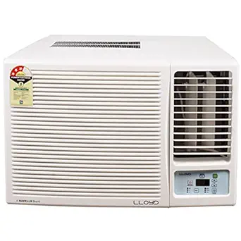 Lloyd 1.5 Ton 3 Star Window AC (Copper, Clean Air Filter, 2021, GLW18B3YWAZS, White)