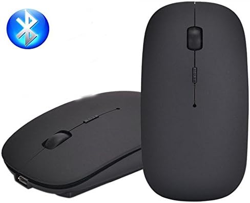Bluetooth Mouse, EONHUAYU 3.0 Portable Mouse with Rechargeable Wireless USB Mouse for Notebook, PC, Laptop, Computer ,Windows / Android Tablet, Macbook (NOT for Apple iPhone, iPad ,MacBook 2016 or Macbook Air) (Black)