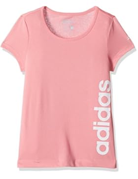 adidas YG ESS LIN TEE - T-Shirt  - Mädchen, Mehrfarbig