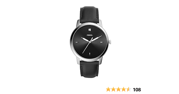 Minimalist 3h Analog Black Dial 