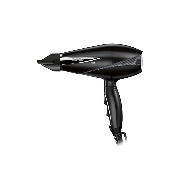 BaByliss 6610DE The Pro Light Volume Ionic Hair Dryer and Diffuser 2100 W
