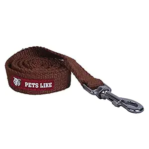 Pets Like Long Leash for Training Brown(Medium,15ft)