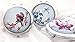 Vanroe 'Pink Butterfly' Designer Compact Mirror in Gift Box - Bridesmaid Idea, Magnified