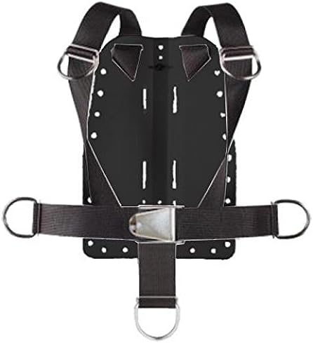 Storm Aluminum Backplate w/Harness and Crotch Strap for Technical Scuba Divers