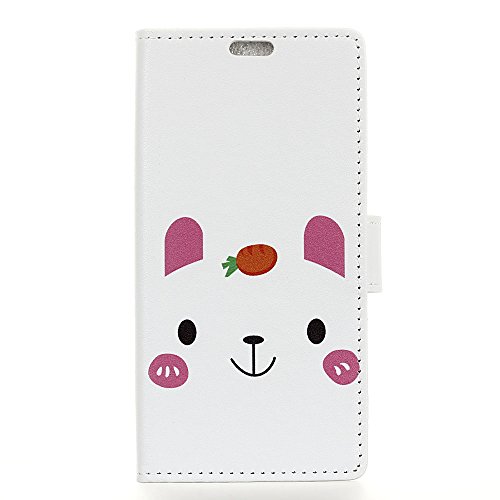 Preisvergleich Produktbild ZenFone Live L1 ZA551KL Hülle,Gemalt Muster Case Tasche Magnet Handytasche PU Leder Schutzhülle Cover mit Praktischer Schutzhülle Aufstellfunktion für ASUS ZenFone Live (L1) ZA550KL / ZA551KL (Schneekind)