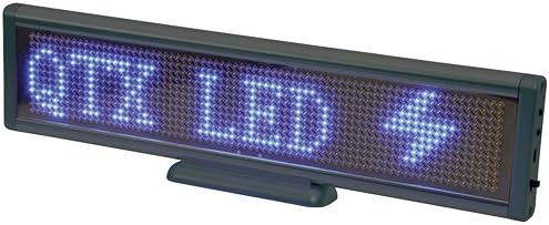 AVL50 - BLUE PORTABLE DESKTOP USB MOVING MESSAGE DISPLAYS FREE STANDING 12 x 72 HIGH BRIGHTNESS SMD LEDs 8 PROGRAMMABLE MESSAGES