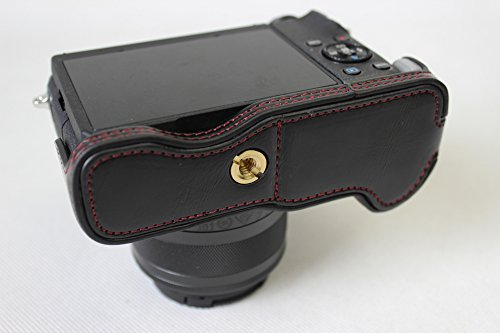 Version d ouverture inf rieure Housse en cuir de protection en cuir PU de protection pour Canon EOS M5 cam ra M6 avec bracelet en cuir PU noir reviews Version d ouverture inf rieure Housse en cuir de protection en cuir PU de protection pour Canon EOS M5 cam ra M6 avec bracelet en cuir PU noir
