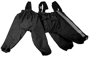 FouFou Dog 62688 Bodyguard Protective All-Weather Dog Pants, 2X-Large, Black