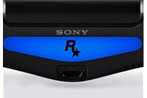 DECUS SHOP Adhesivo para PlayStation PS4 diseño a elegir negro negro Rockstar (schwarz)