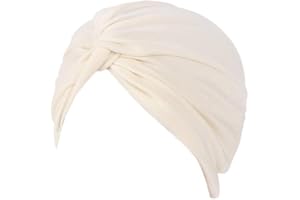 YONKOUNY Gorra Beanie De Tela Mujer Turbante para Cabeza Sombrero Indio Turbante Gorro Oncológico para Quimio Cáncer Pérdida de Pelo Cabello Gorro de Dormir