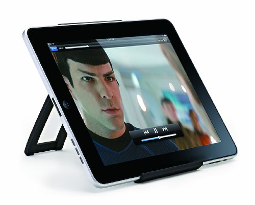 Ozaki iCarry Bookstand transportable Tablet-Halterung in schwarz für Apple iPad 1 / 2 / 3 / 4 / Air / Air 2 / 9,7" Pro / 12,9" Pro | Samsung Galaxy Tab A 10.1 | Microsoft Surface Pro 3 / 4 - HOZAIH920BK