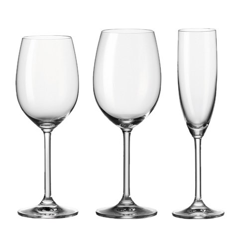 Leonardo Daily Gläserset 18 tlg.- Rotwein, Weißwein und Sektgläser