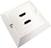 Produktbild Cablematic – 80 x 80 Wand Regenrinne quadratisch Ellenbogen 2 x hdmi-h