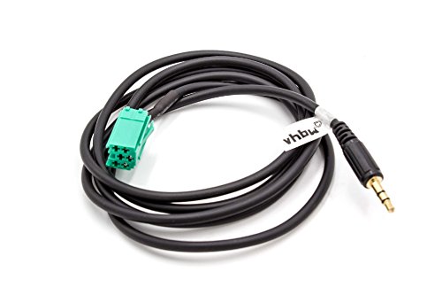 vhbw Aux-Adapter für Smart ForTwo Typ 450, A450, C450 und Cabriolet (ab Bj. 10/1998)