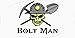 Price comparison product image Sticker / Decal - JDM - Die cut - 3 - Bolt Man Coal Miner Skull 38mmx76mm Hard Hat Stickers H398