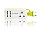 Price comparison product image AGPtek Portable Power Strip Travel Outlets2.1AMP+1AMP 21Wand 1.5M/5ft Power Supply Cord Wide Range Input From 100v-240v Power Sockets w/ 4 Port 5v 1A/2.1A USB Charger