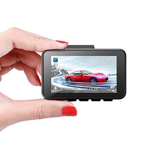 WiMiUS Dashcam Full HD 1080P Auto Kamera mit 170° Weitwinkelobjektiv, 2.45 Zoll LCD-Bildschirm Autokamera mit G-Sensor, WDR, Parkmonitor, Nachtsicht und Loop-Aufnahme - 6