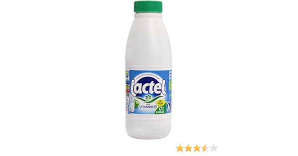 Lactel De Lait Ecreme Pack De 6 Bouteilles 1 L Amazon Fr Epicerie