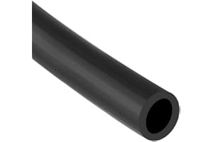 TOP-VIGOR Lubricating Oil Hose, 5mm x 8mm x 1M Rubber Tubing Hose Rubber Pipe for Irrigation, Small Equipment, Outdoor, Garden Water Tubing, Black