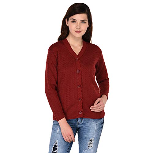 eWools Woolen Bestselling Basic Casual Women Ladies Cardigan Sweaters RS.449.00