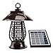 Produktbild Insect Killer,LED Solarenergie Mückenfalle,Hoch piezoelektrisch,UV Insektenlampe, Mückenvernichter, Mückenschutz Lampen,Ungiftig, Keine Strahlung,Effektive Bekämpfung von fliegenden Insekten (Brown)