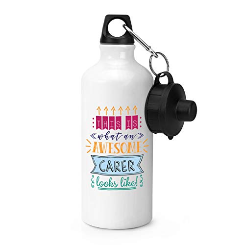 Gift Base This Is What An Awesome Carer Looks Like Sports Bottle Gift Base This Is What An Awesome Carer Looks Like Sports Bottle
